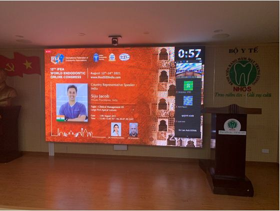 BỆNH VIỆN RĂNG HÀM MẶT TRUNG ƯƠNG HÀ NỘI  THAM DỰHỘI NGHỊ NỘI NHA THẾ GIỚI (IFEA 12)